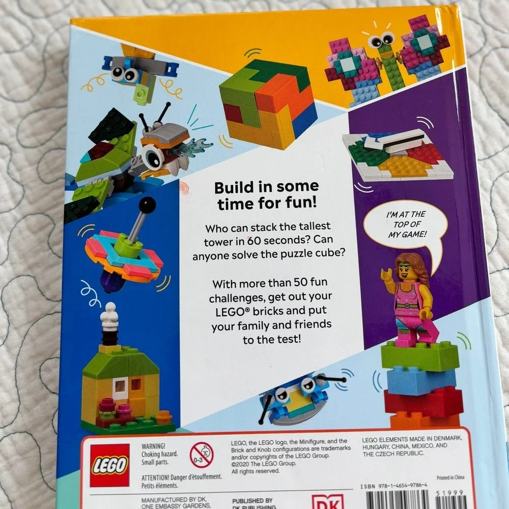 The LEGO Games Book DK‎ Hardcover with 45 Bricks 50 Brainteasers Challenges